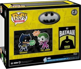 Funko Pop! Superheroes: DC - Batman 85Th Anniversary - Batman & Joker  for sale in Emirates from Games2all