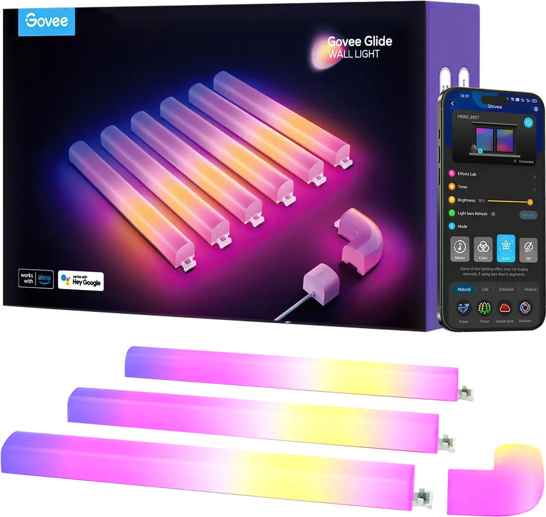 Govee Glide RGBIC Smart Wall Light  for sale in Emirates from Games2all