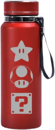 Mario Logo Infuser Bottle - Red