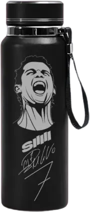 Cristiano Ronaldo Infuser Bottle - Black