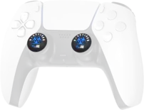 Biohazard Village Blue Thumb Grips - Black