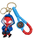 Marvel Spider Man With Blue Hood - Keychain Medal