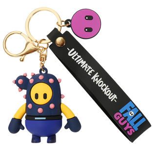 Fall Guys Ultimate Knockout Blue - Keychain Medal
