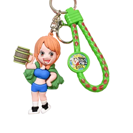 One Piece Luffy Nami - Keychain Medal	