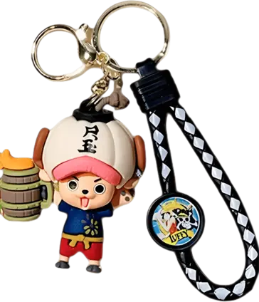 One Piece Luffy Chopper - Keychain Medal	