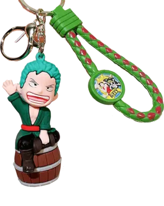 One Piece Luffy Roronoa Zoro - Keychain Medal	