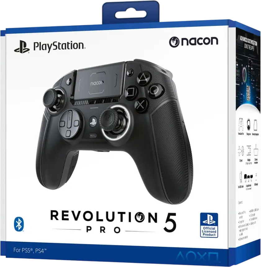Nacon Revolution 5 PRO Wireless Controller - Black  for sale in Emirates from Games2all
