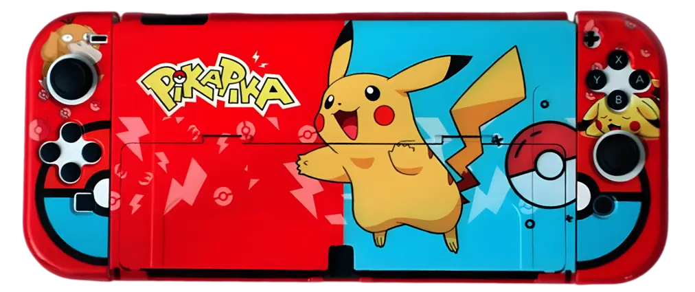 Anime Pokemon Pikachu Pika Shell Case for Nintendo Switch