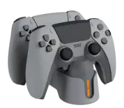 DOBE Dual Charging Stand LED For PS5 Controllers - Gray
