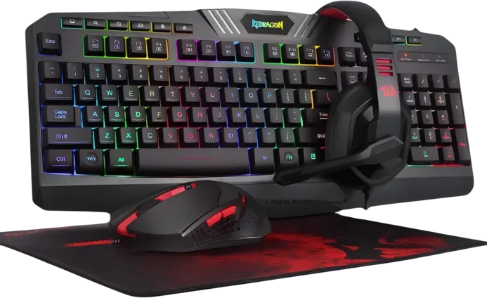 Redragon S101 Ba Gaming 4 In 1 Combo - Open Sealed