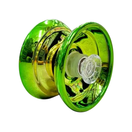 Assorted Metal-Made Shining YoYo Spinner With High Speed - Green