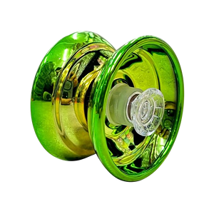 Assorted Metal-Made Shining YoYo Spinner With High Speed - Green