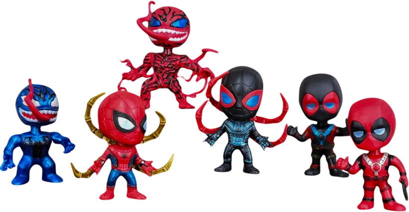 Venom VS Spider Man Mini Figure (6 Character) - Figure