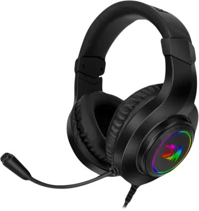 Redragon H260 Hylas RGB Gaming Headphone - Black - Open Sealed 