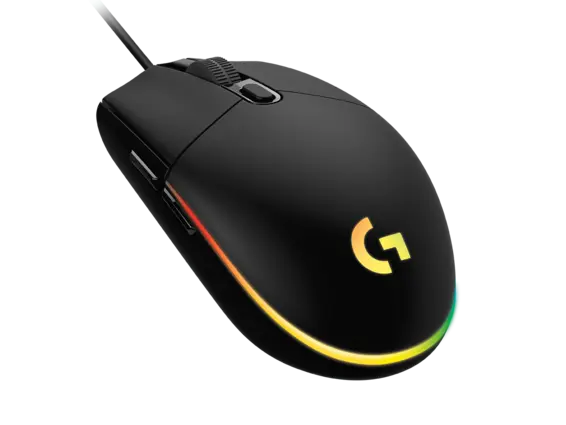 Logitech G203 Lightsync Optical Wired Gaming Mouse RGB - Black