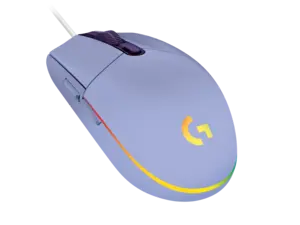 Logitech G203 Lightsync Optical Wired Gaming Mouse RGB - Purple (Lilac) -  for sale in Emirates from Games2all