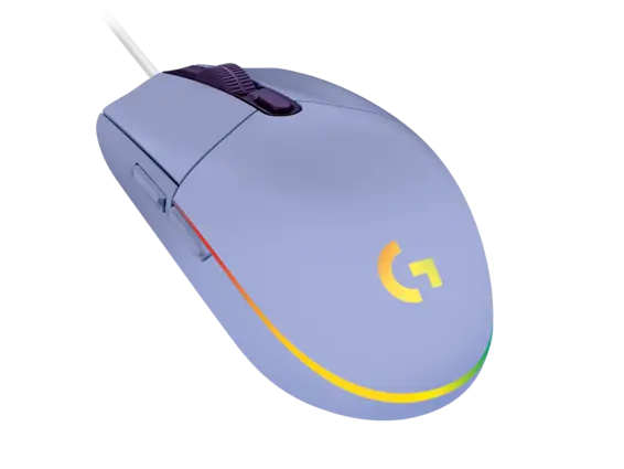 Logitech G203 Lightsync Optical Wired Gaming Mouse RGB - Purple (Lilac)