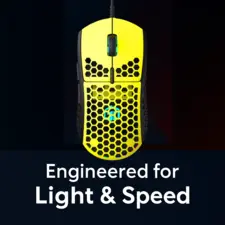 GamerTek GM16 Ultralight Precision Wired Gaming Mouse - Yellow  for sale in Emirates from Games2all