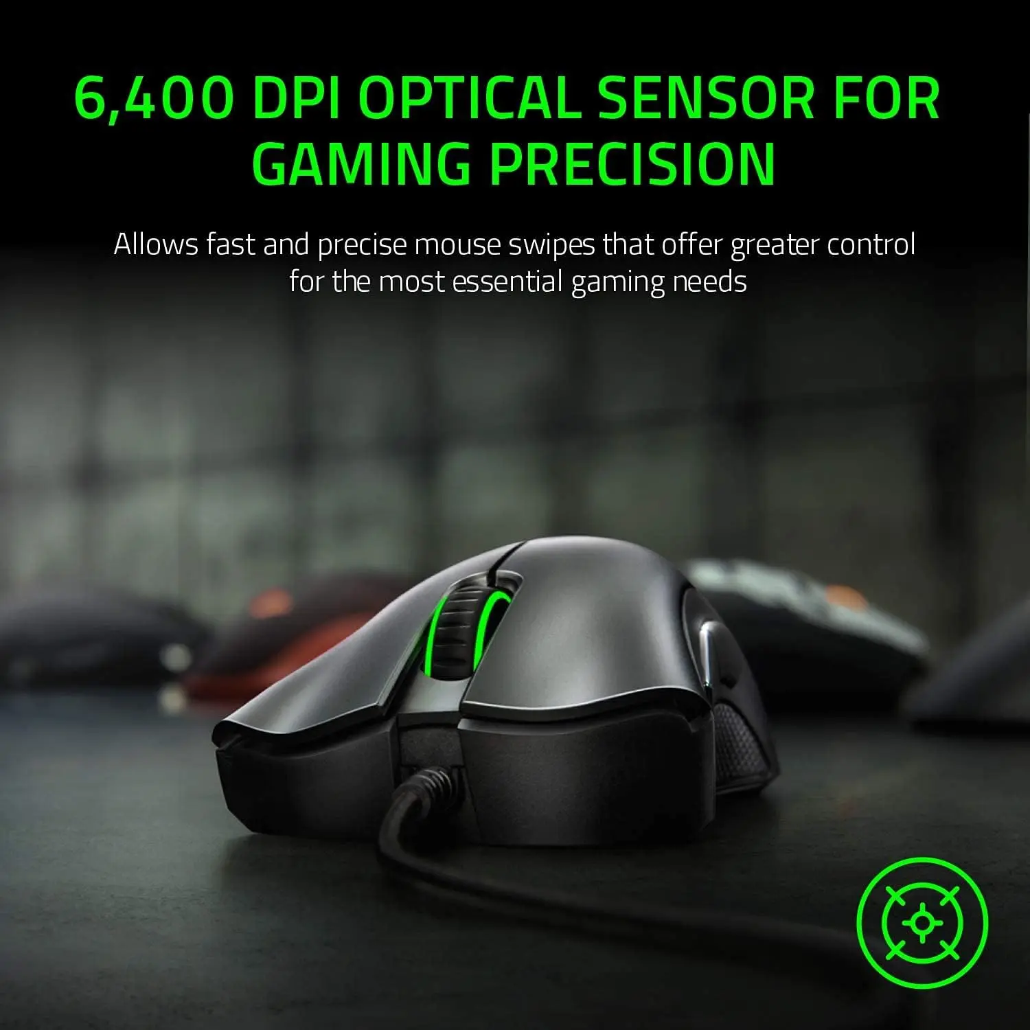 Razer Deathadder Essential Wired Gaming Mouse - Black  for sale in Emirates from Games2all