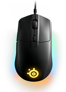 ماوس جيمنج سلكي من ستيل سيريس رايفل 3 - أسود