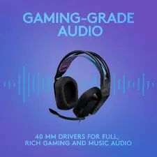 سماعة جيمنج سلكية من لوجيتك G335 - أسود  للبيع في ألإمارات من خلال Games2all
