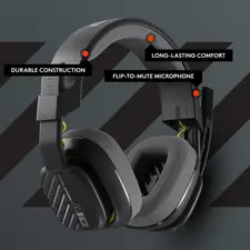 Logitech ASTRO A10 Gen2 Salvage Gaming Headset for PlayStation and PC - Black  for sale in Emirates from Games2all