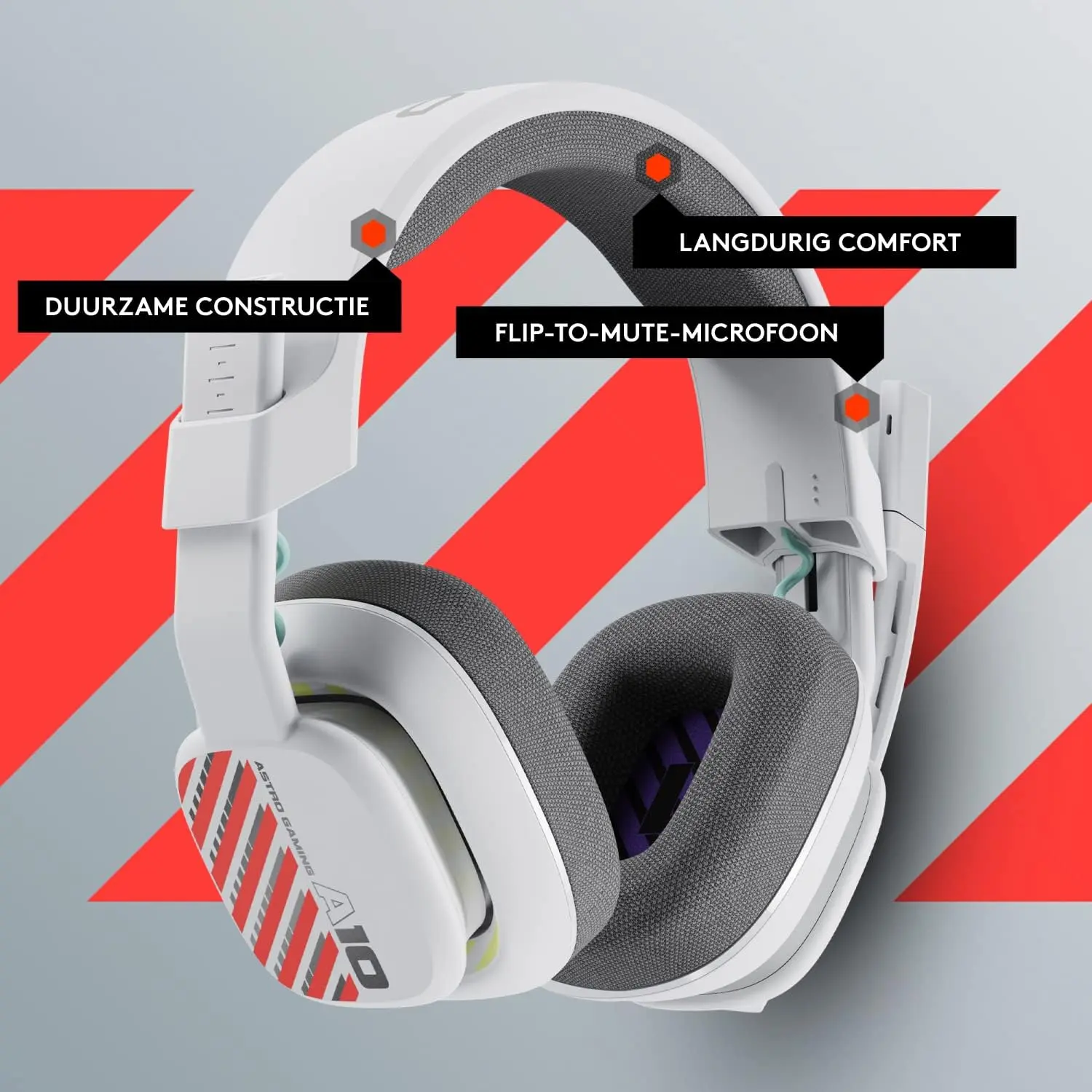 Astro A10 Gen 2 Challenger Gaming Headset for PlayStation and PC - White  for sale in Emirates from Games2all