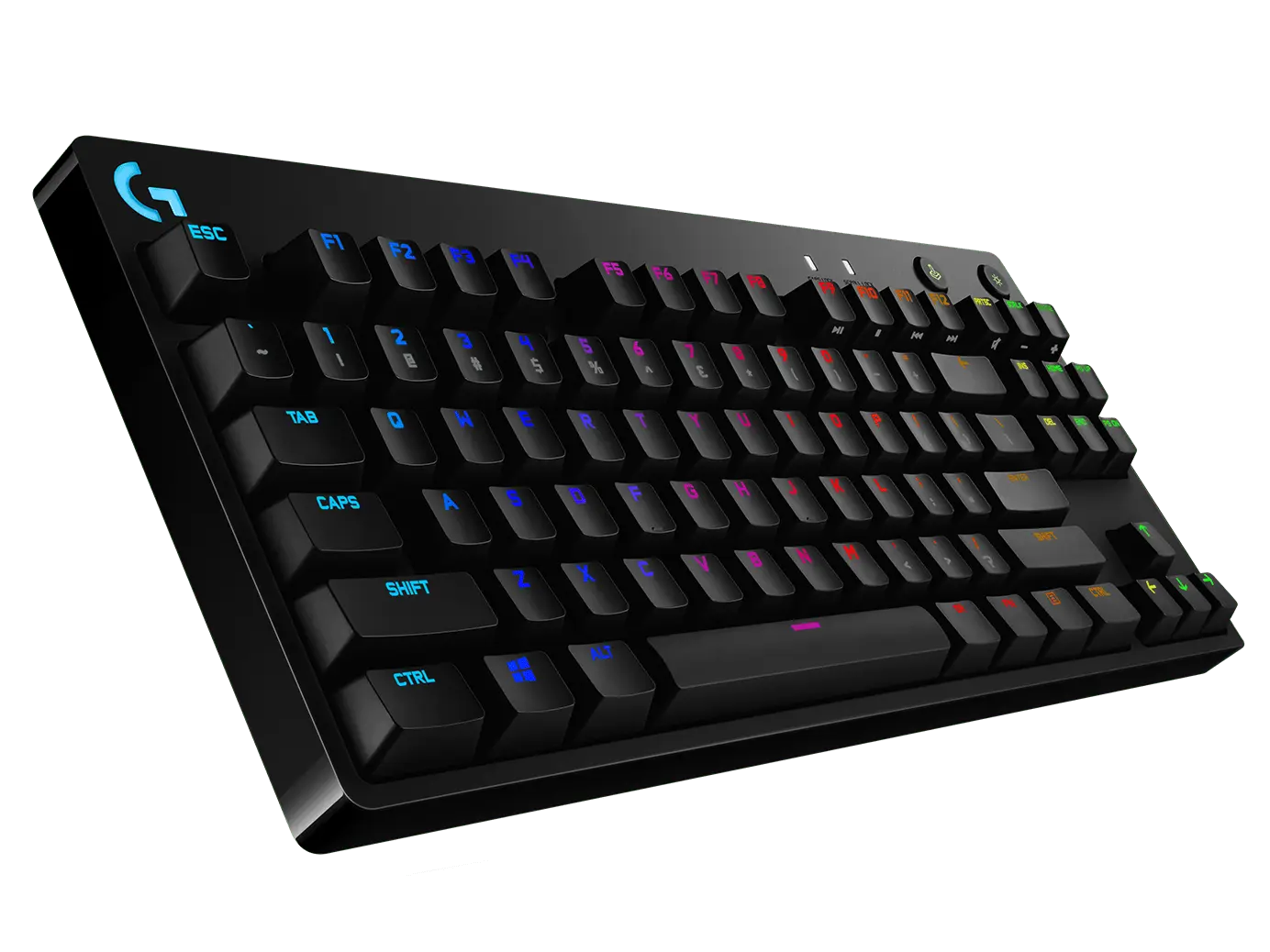 Logitech G PRO RGB Gaming Keyboard with Mechanical Blue Clicky Switches - Black  for sale in Emirates from Games2all