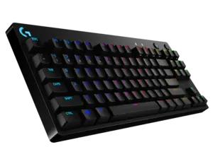 Logitech G PRO RGB Gaming Keyboard with Mechanical Blue Clicky Switches - Black  for sale in Emirates from Games2all