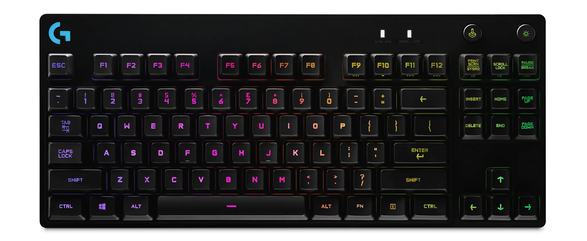 Logitech G PRO RGB Gaming Keyboard with Mechanical Blue Clicky Switches - Black  for sale in Emirates from Games2all