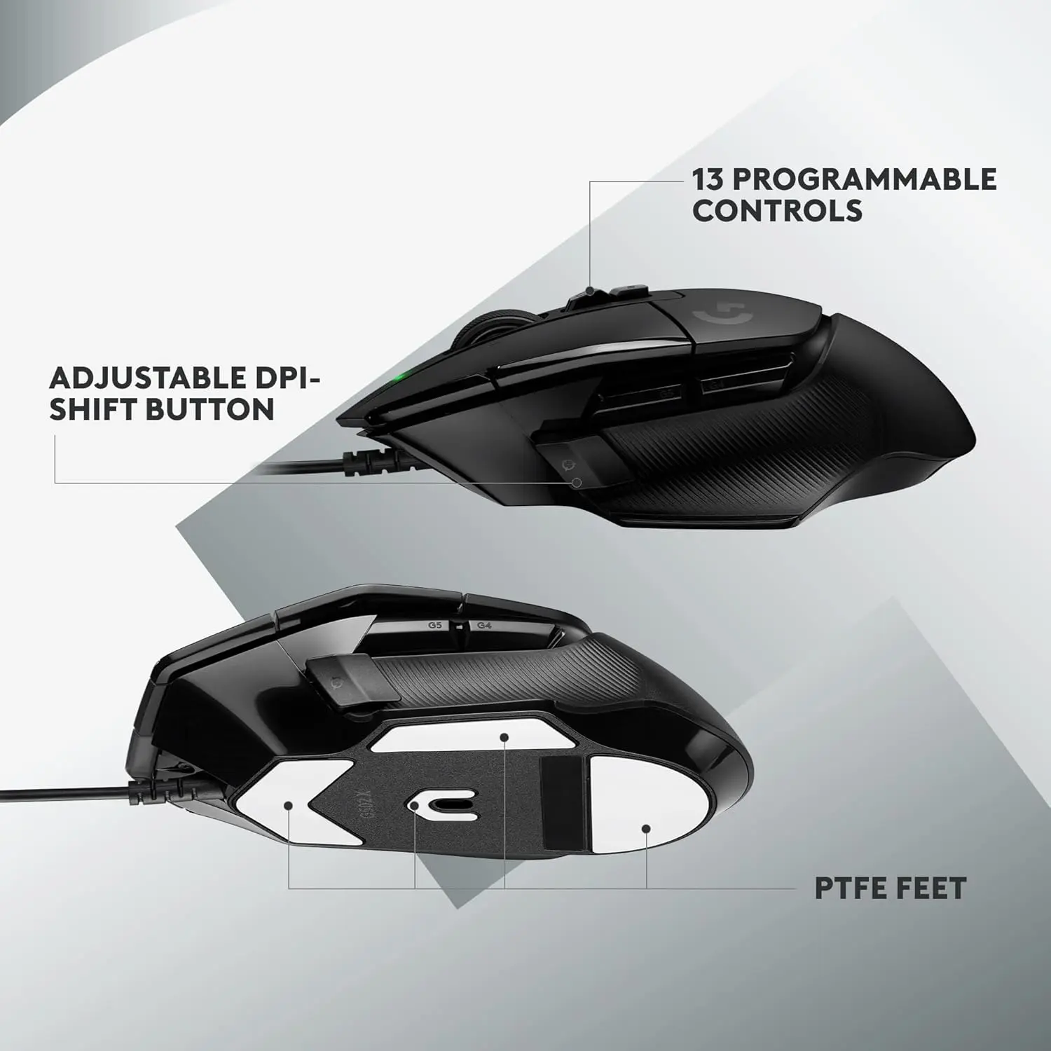 Logitech G502 X Wired Gaming Mouse - Black  for sale in Emirates from Games2all