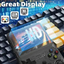R36S Retro Handheld Video Game Console - 128 GB - Black  for sale in Emirates from Games2all