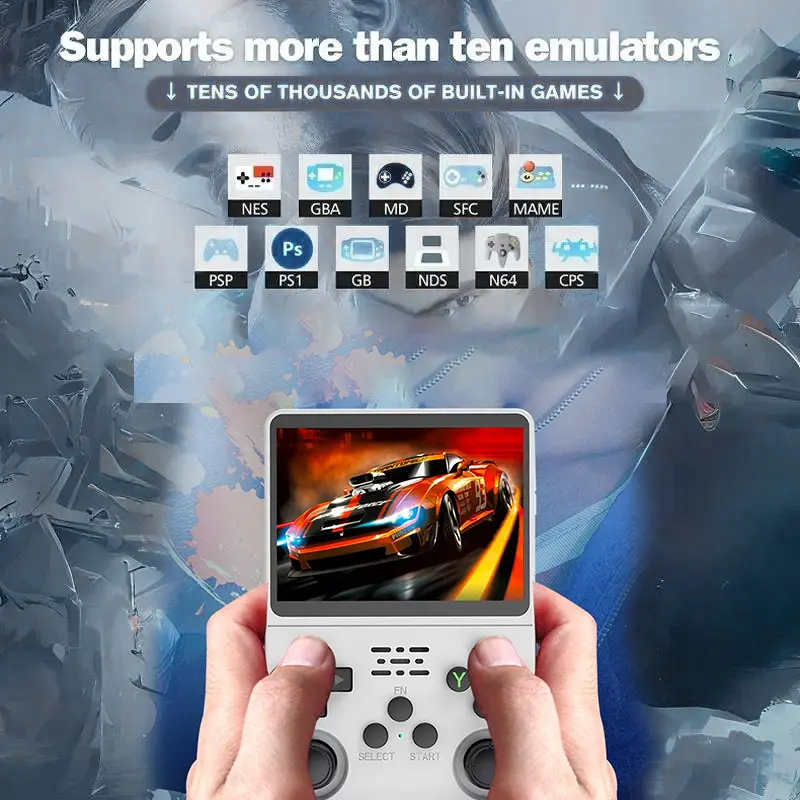 R36S Retro Handheld Video Game Console - 128 GB - White  for sale in Emirates from Games2all