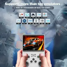 R36S Retro Handheld Video Game Console - 128 GB - White  for sale in Emirates from Games2all