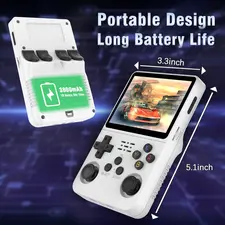 R36S Retro Handheld Video Game Console - 128 GB - White  for sale in Emirates from Games2all