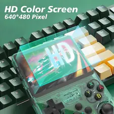 R36S Retro Handheld Video Game Console - 128 GB - Green  for sale in Emirates from Games2all