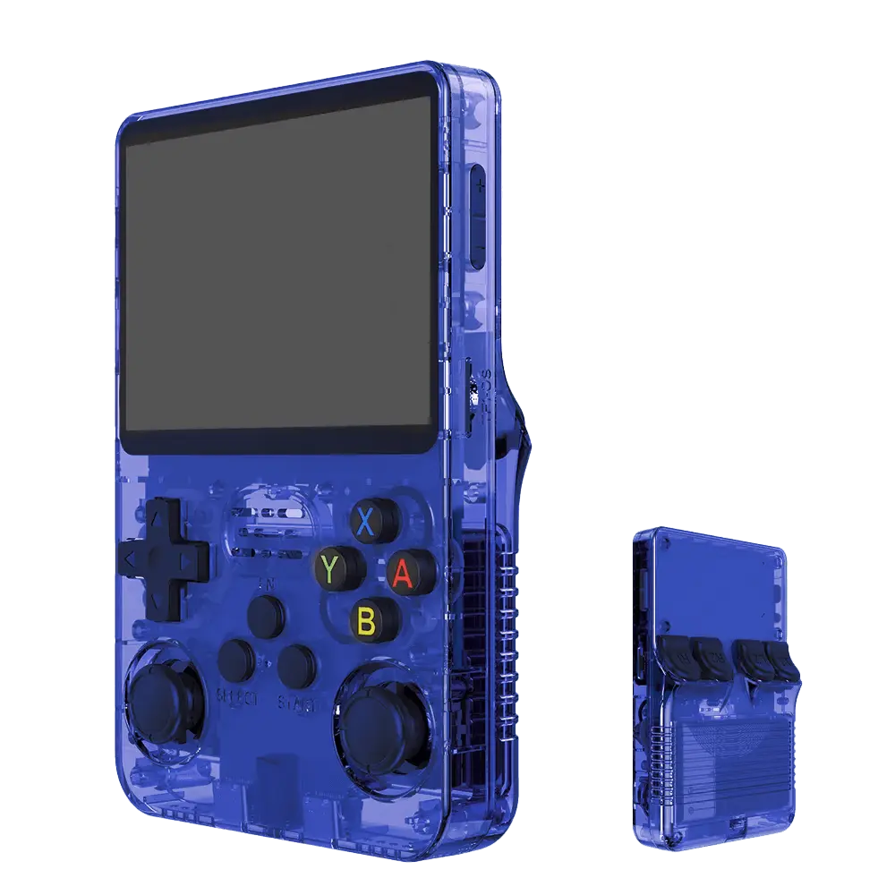 R36S Retro Handheld Video Game Console - 128 GB - Blue  for sale in Emirates from Games2all