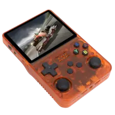 R36S Retro Handheld Video Game Console - 128 GB - Orange   for sale in Emirates from Games2all