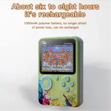 G5 Retro Handheld Video Game Console 500-in-1 Mini Game - Colorful Green  for sale in Emirates from Games2all