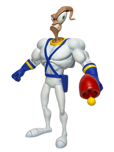 PDNA Earthworm Jim With Snott - Action Figure