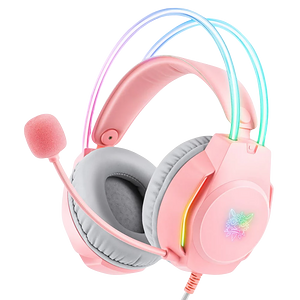 ONIKUMA X26 Wired Gaming Headset - Pink