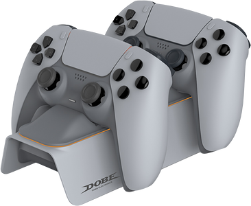 DOBE Dual Charging Dock for PS5 Controllers - Grey