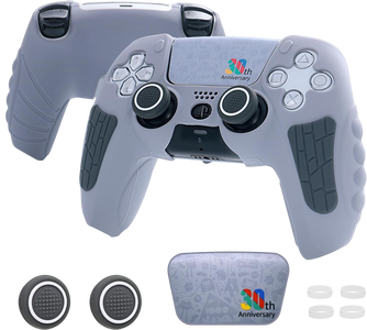  Silicone Cover and Grips for PS5 Game Controller Analog - PS5 30th Anniversary