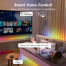 Govee H612A RGBIC Wi-Fi + Bluetooth LED Strip Lights With Protective Coating - 5M  for sale in Emirates from Games2all