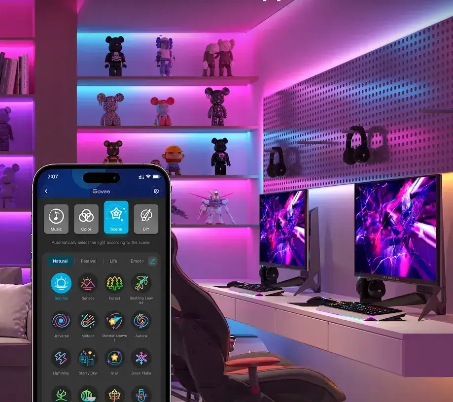 Govee H612A RGBIC Wi-Fi + Bluetooth LED Strip Lights With Protective Coating - 5M  for sale in Emirates from Games2all