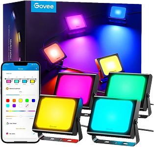 Govee H7060 LED Smart Flood Lights - 4Packs