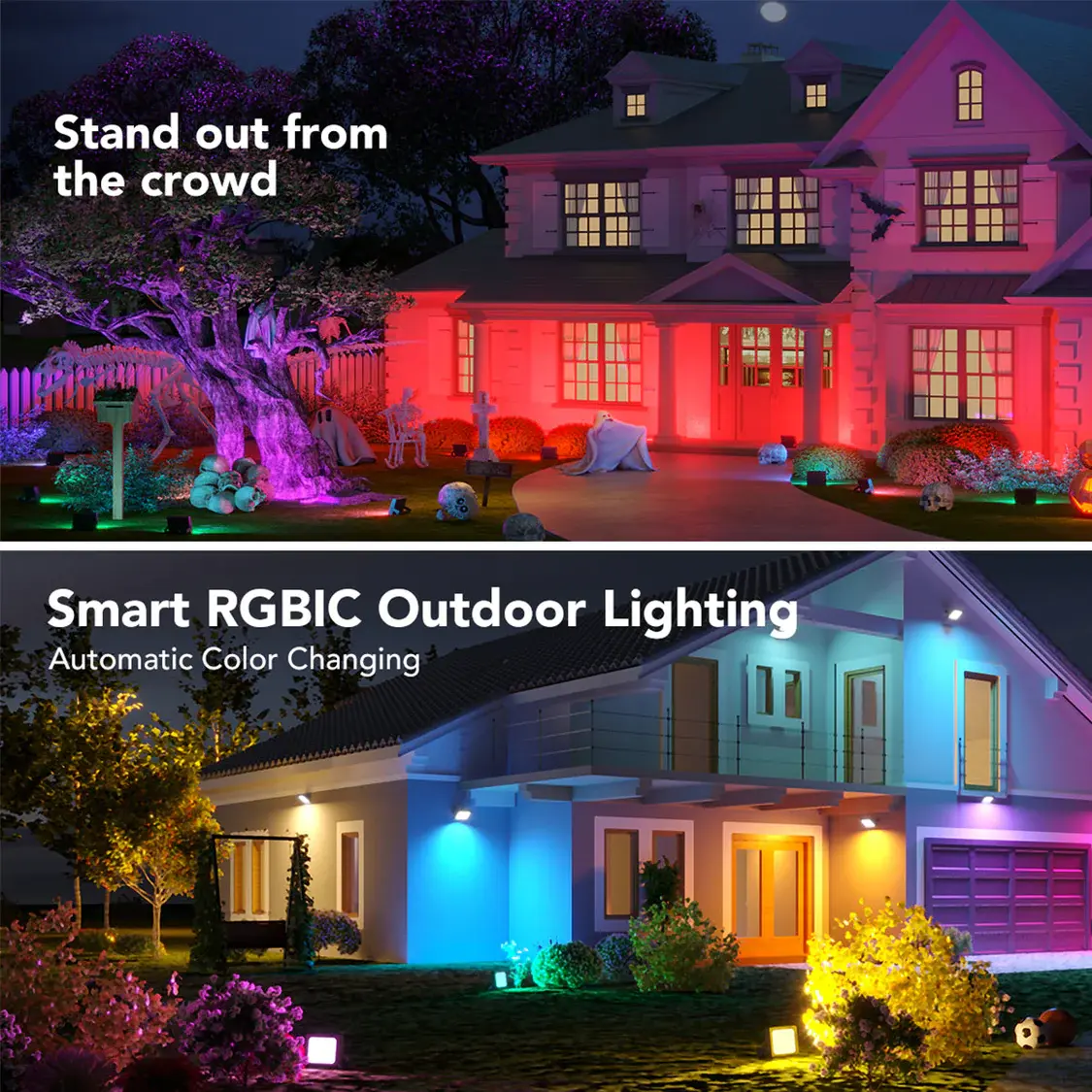 Govee H7060 LED Smart Flood Lights - 4Packs  for sale in Emirates from Games2all