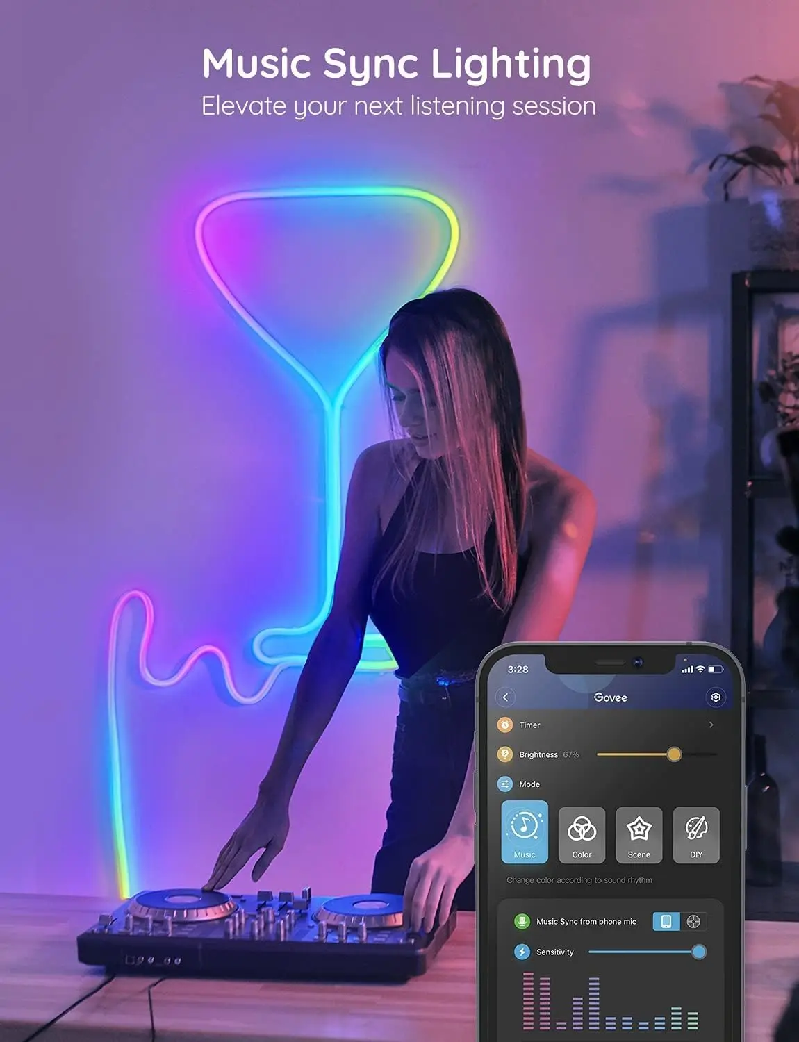 Govee H61A2 Neon LED Strip Light - 5M   for sale in Emirates from Games2all
