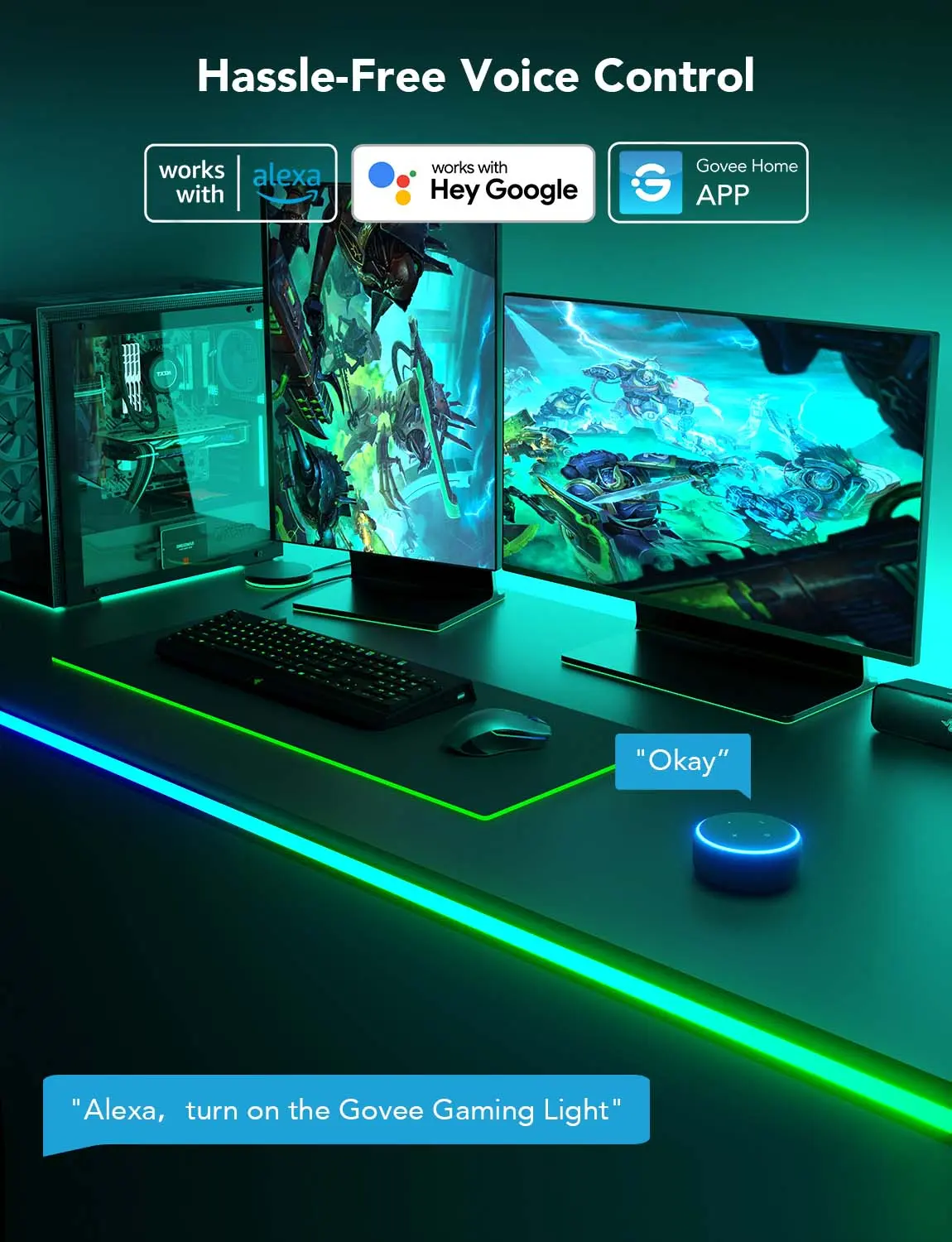 Govee H61C3 Neon Gaming Table Light - 3M  for sale in Emirates from Games2all