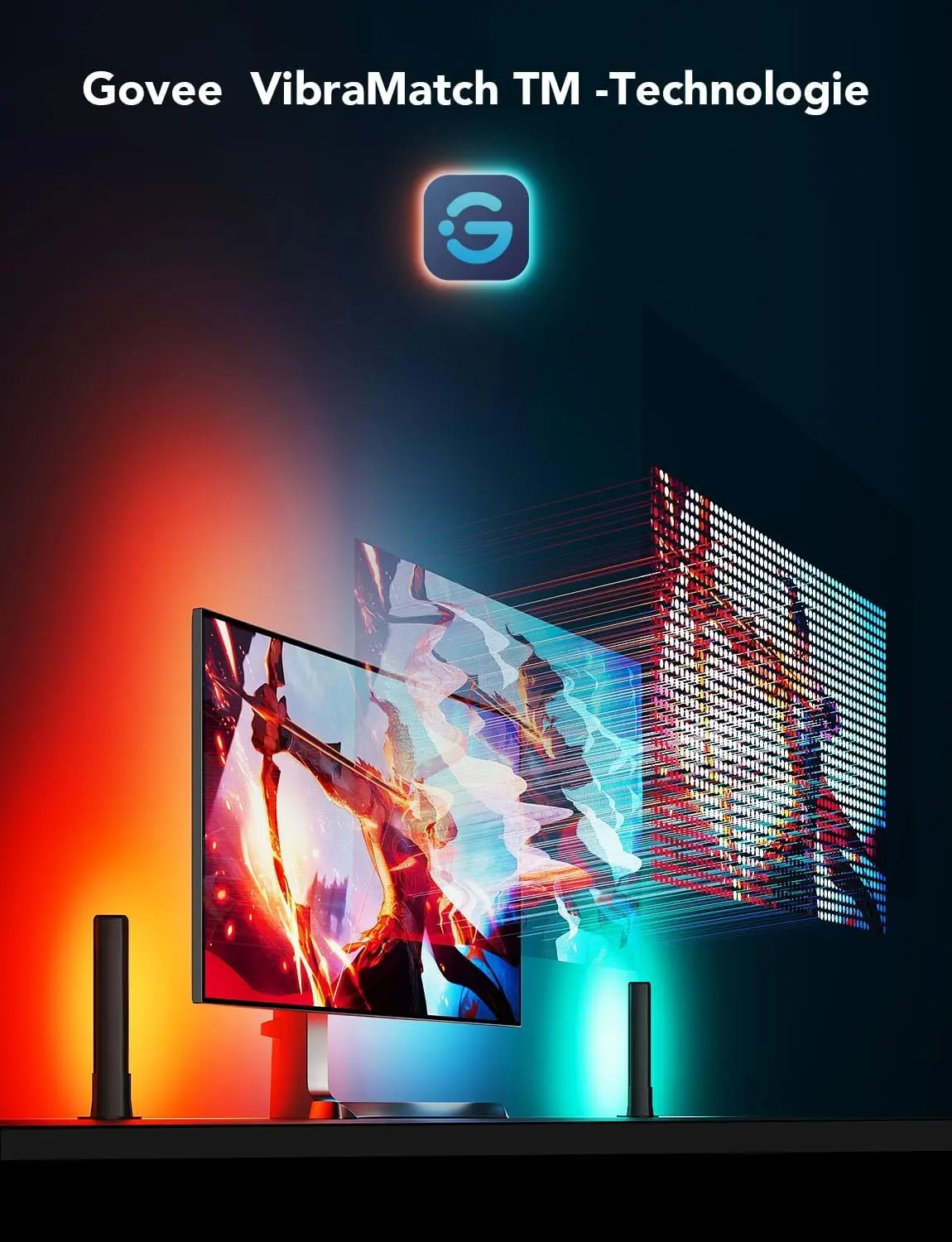 Govee H6608 PC monitor back Light & Light Bar - 27-34 inches  for sale in Emirates from Games2all